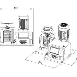LAMINADOR DURSTON TUI C130 CHAPA/HILO + RULETAS 1/2 CAÑA  220V